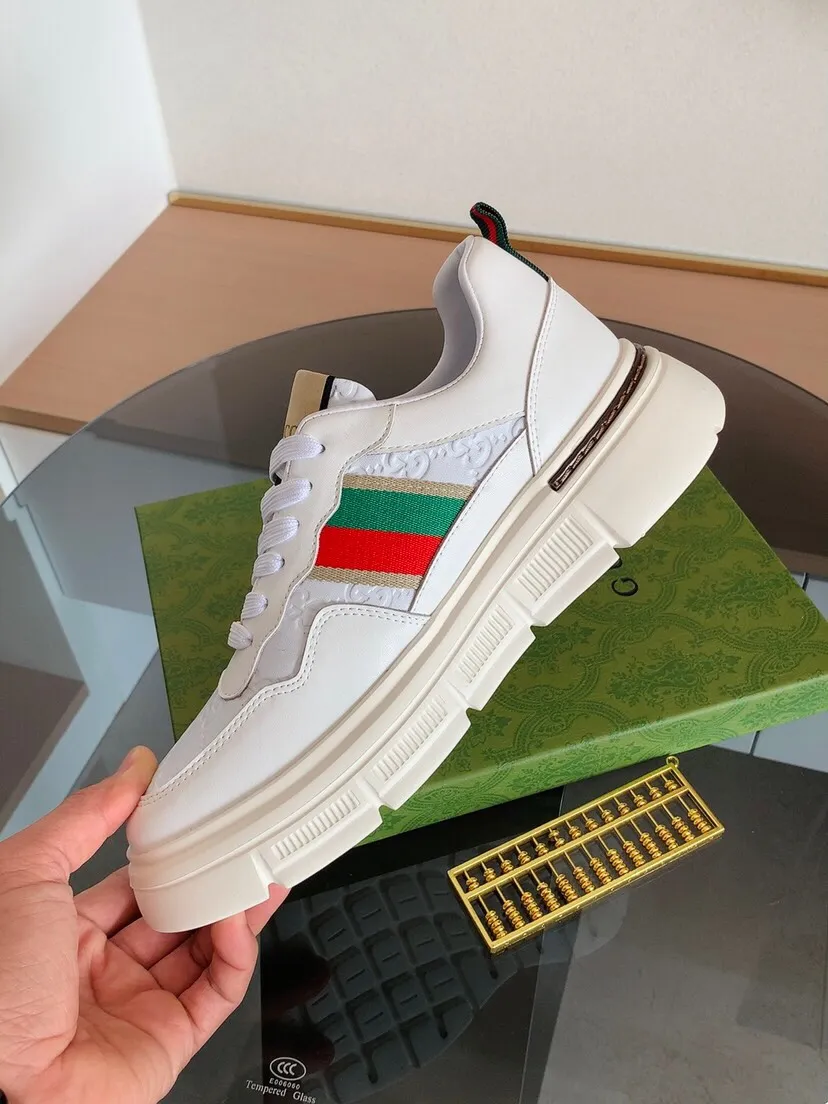 Factory price 400. The new GUCCI (Gucci) is launched at the same time, new men's shoes, 😘fabrics are selected imported cowhide, lining: sheepskin lining. 👍🏿 High-end ☄️ air-cushion molded anti-slip rubber outsole, exquisite lines, simple and elegant, comfortable and high-end for leisure travel. Code number: 38 to 44 (45 can be customized and cannot be returned or exchanged)